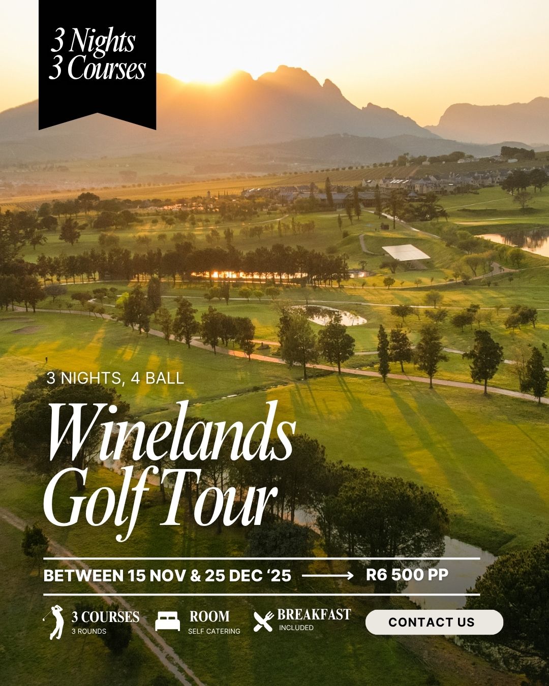 Cape Winelands Golf Tour